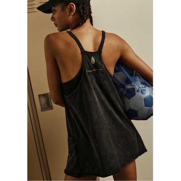 FP Movement Hot Shot Mini Dress | Black | XS - Picture 3 of 8